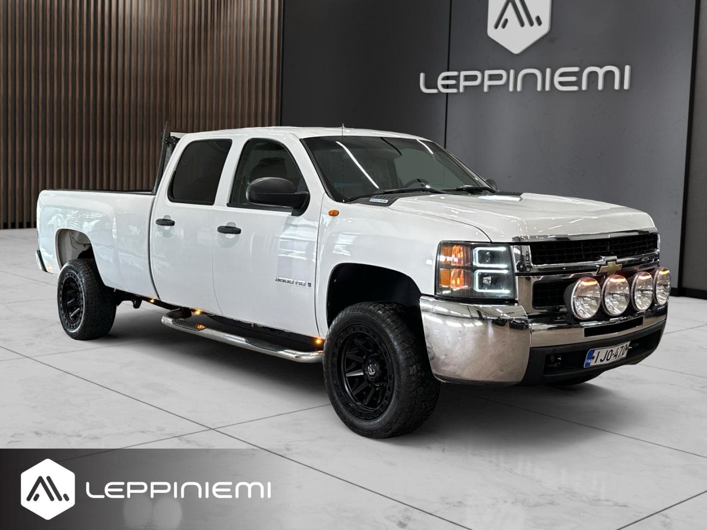 Chevrolet Silverado 3500HD Duramax Allison LT, vuosimalli 2007, valkoinen