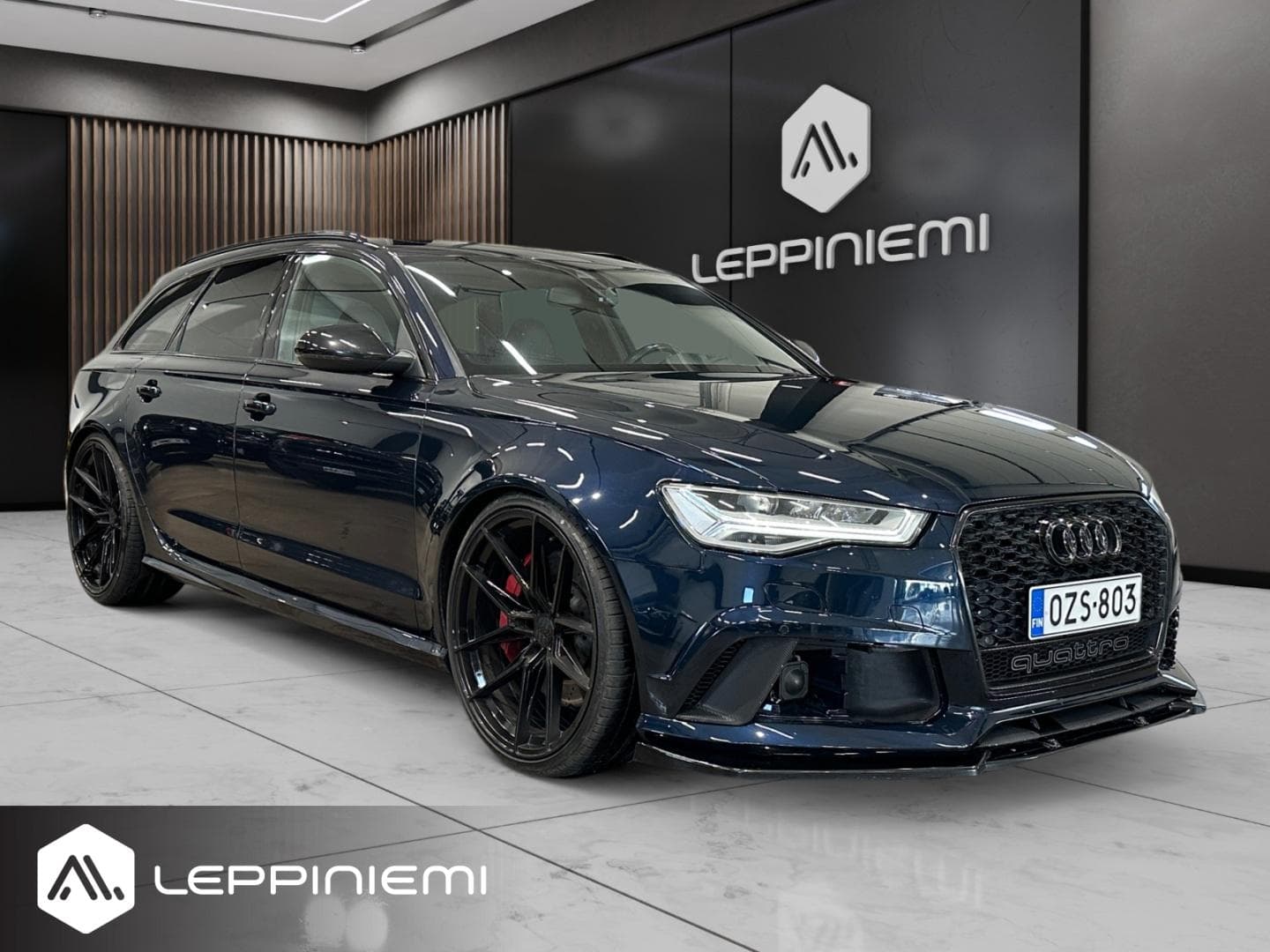 Audi RS6 Avant Performance 4,0 V8 TFSI 445 kW quattro tiptronic, vuosimalli 2017, sininen