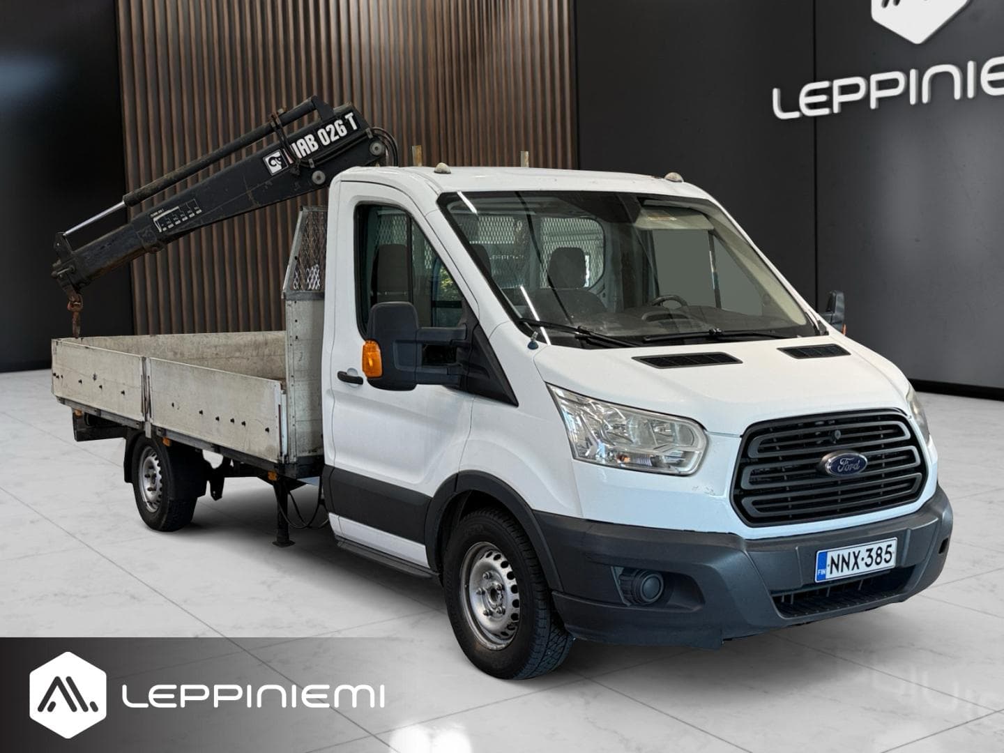 Ford Transit 350 2,2TDCi 125hv Avolava Pakettiauto, vuosimalli 2015, valkoinen — kuva 1/16