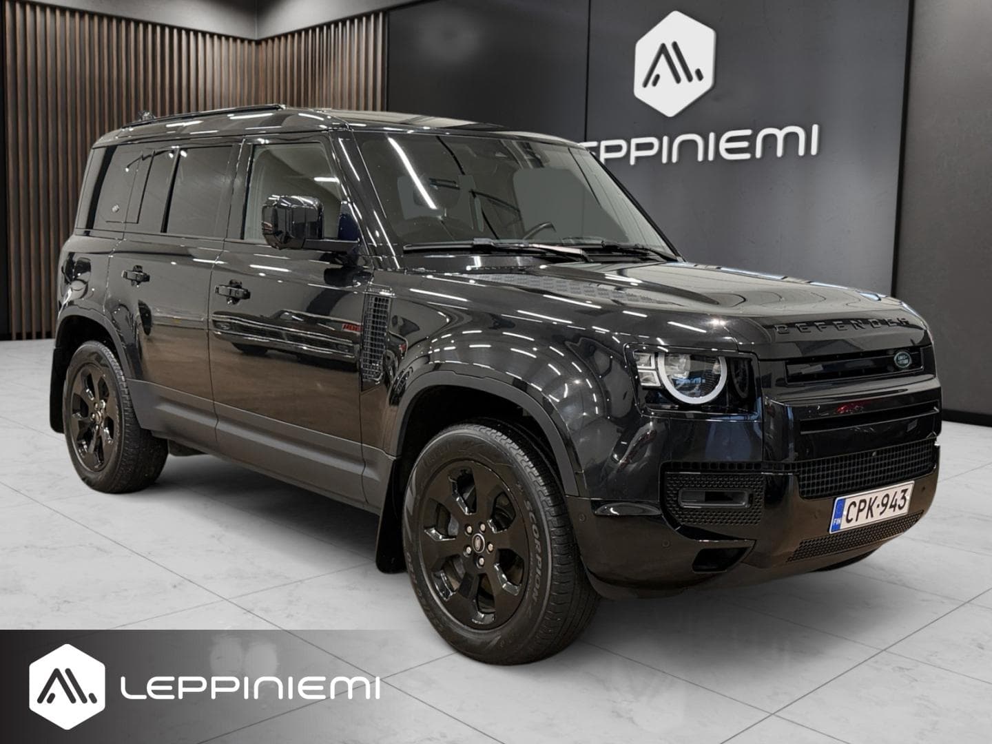 Land Rover Defender 110 P400e Plug-in Hybrid S 22MY  ** Suomi-Auto !!, vuosimalli 2022, musta — kuva 1/14