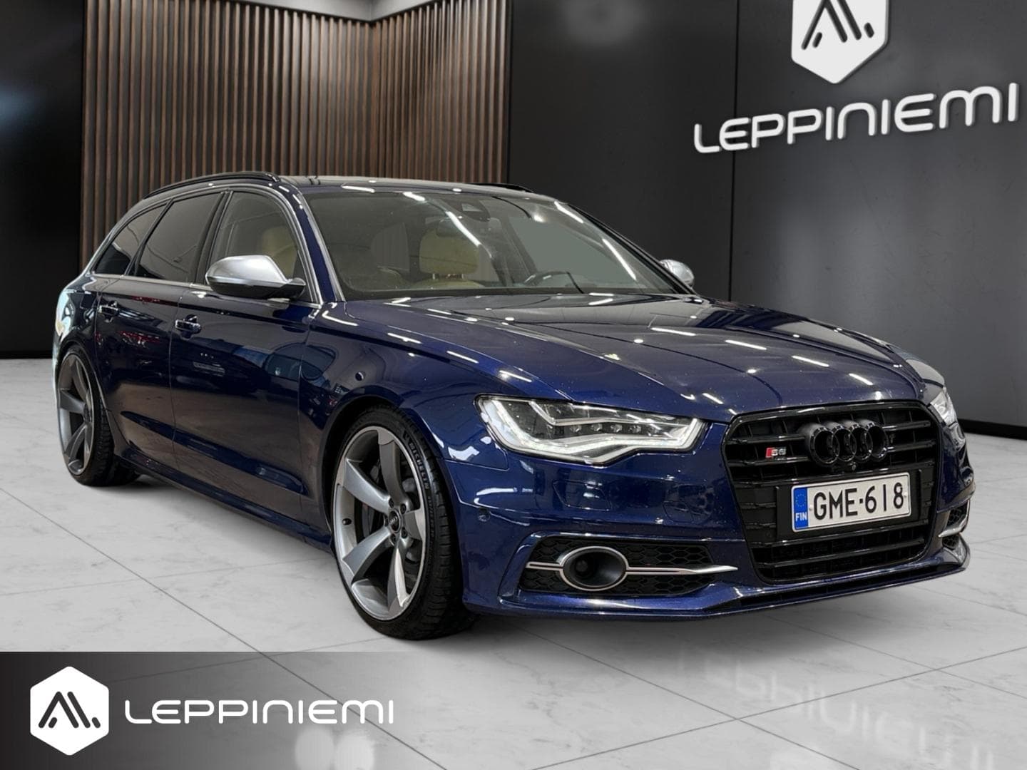 Audi S6 Avant 4,0 V8 TFSI 420hv, vuosimalli 2013, sininen — kuva 1/21